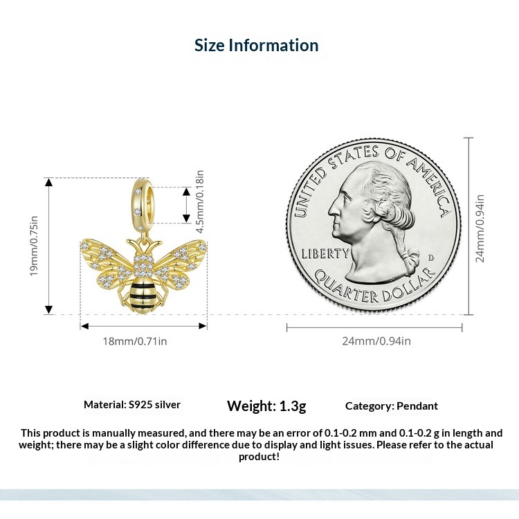 aa74fe55-481f-4715-965e-55d8b1105a14.jpeg Original Gold-plated Delicate Bee Pendant Jewelry