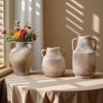 vintage ceramic flower