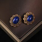 Multi Colored Lace Pearl Earrings For Women - View 1