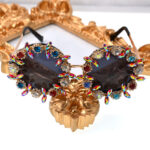 rhinestone sun flower - View 1