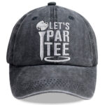 baseball cap 2pcs Golf Gifts Hats Par Tee Hats For Men Women, Adjustable Embroidered Wash Cotton Baseball Cap
