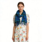 2pcs winter collar 2pcs Winter Collar Scarf,stripe With Threads Scarf,Luxe Look For Evening Wear,Scarf,vacation,daily Life,ev