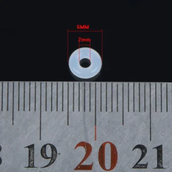 50pcs/100pcs White Rubber Clip Charms Safety Stopper Bead - View 2