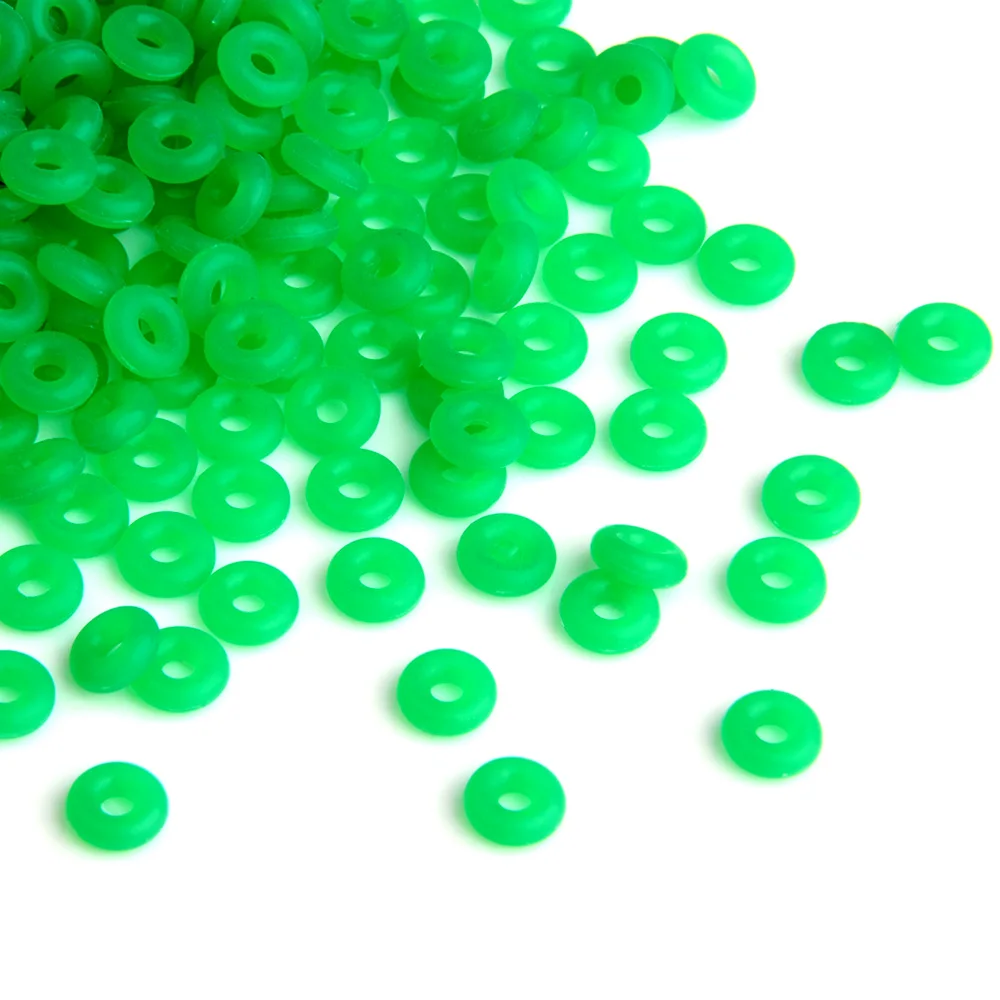 ali-2252799815102822-3-88857 50pcs/100pcs White Rubber Clip Charms Safety Stopper Bead - View 4