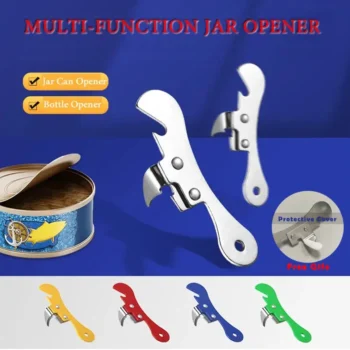 Portable Bottle Jar Opener 4 Colors Kitchen Gadget Portable