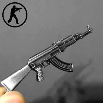 CS GO Gun AK47 Keychain Men Trinket Counter Strike Awp - View 2