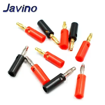 audio speaker screw - Audio Speaker Screw Banana Gold Plate Plugs Connectors 4mm