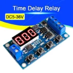dc5 36v dual - DC5-36V Dual MOS LED Digital Time Delay Relay Trigger Cycle