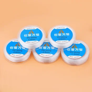 crystal bracelet - Korea transparent crystal line, elastic , bracelet string