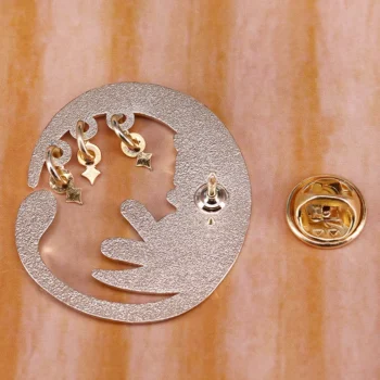 Shiny Mew Moon Badge Lovely Gamers Accessory - View 2