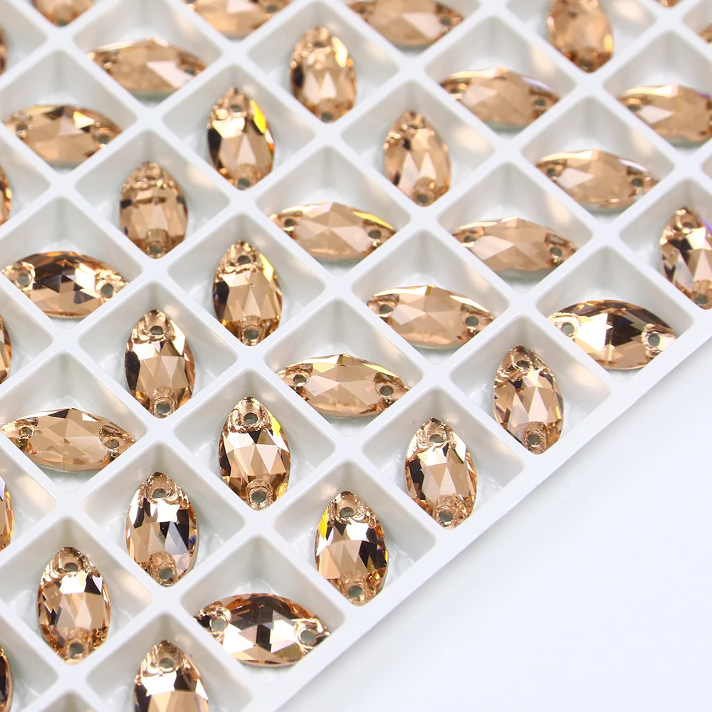 ali-3256801082949913-2-31232 Horse EyeSewing Gems AB Flatback Rhinestones Glitter Sew On - View 3