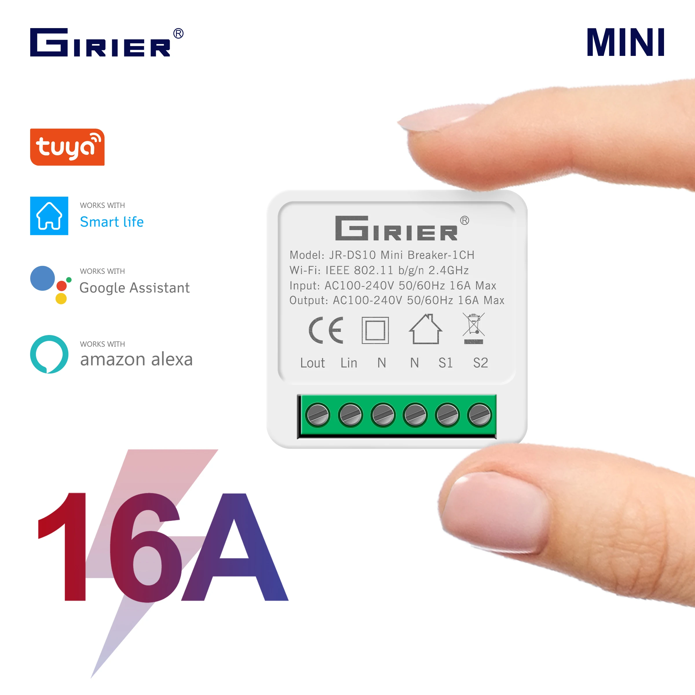 ali-3256801086828729-0-732 16a mini smart - 16A Mini Smart Wifi DIY Switch Supports 2 Way Control,