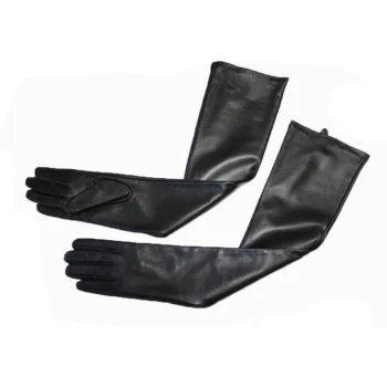 New Women's Super Long Leather Gloves Over Elbow Fashion - View 2