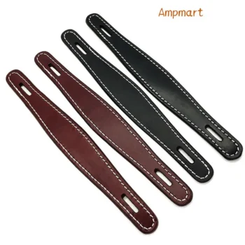 Ampmart 1pcs VINTAGE AMPLIFIER HANDLE BROWN LEATHER FOR - View 2