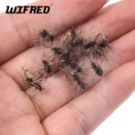 wifreo 6pcs griffith's - Wifreo 6PCS Griffith's Gnat Midge Fly Dry Fly Trout Fly