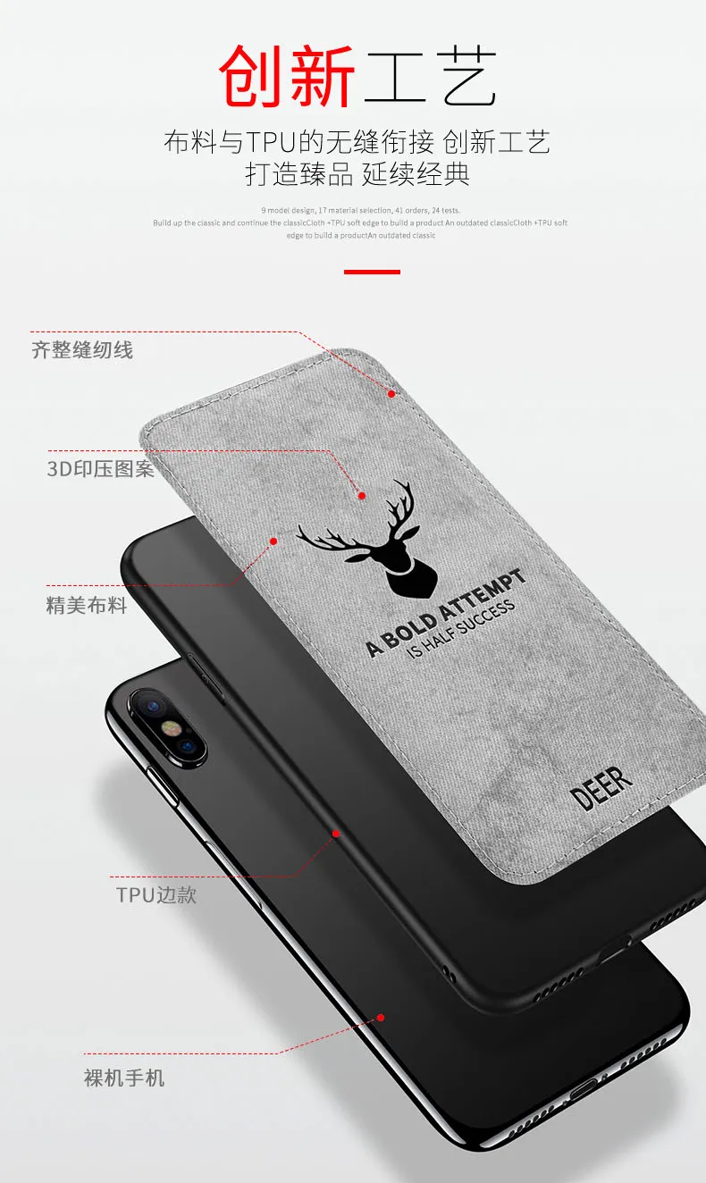 ali-3256801160827466-3-11578 For OPPO Reno 2 Z 2Z 2F Case Soft Silicone+Hard fabric Deer - View 4