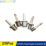 m10/m14 thread adapter - M10/M14 Thread Adapter Screwdriver Bit Round Hexagon