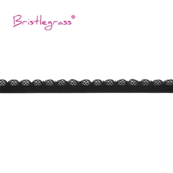 BRISTLEGRASS 2 5 10 Yard 3/8" 10mm Picot Loop Frilly Lace - View 2