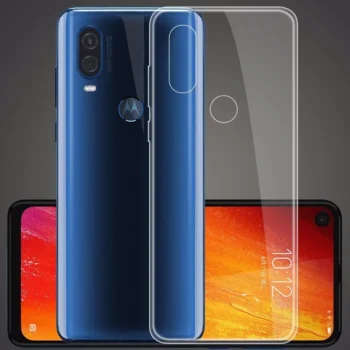 Silicone Clear TPU Case For Moto P30 Note One Pro Back - View 2