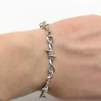 bracelet - Small Wire Brambles Iron Unisex Choker Bracelet Women