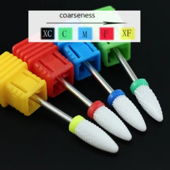 Ceramic Nail Drill Bit Milling Cutter for Electric Manicure - View 2