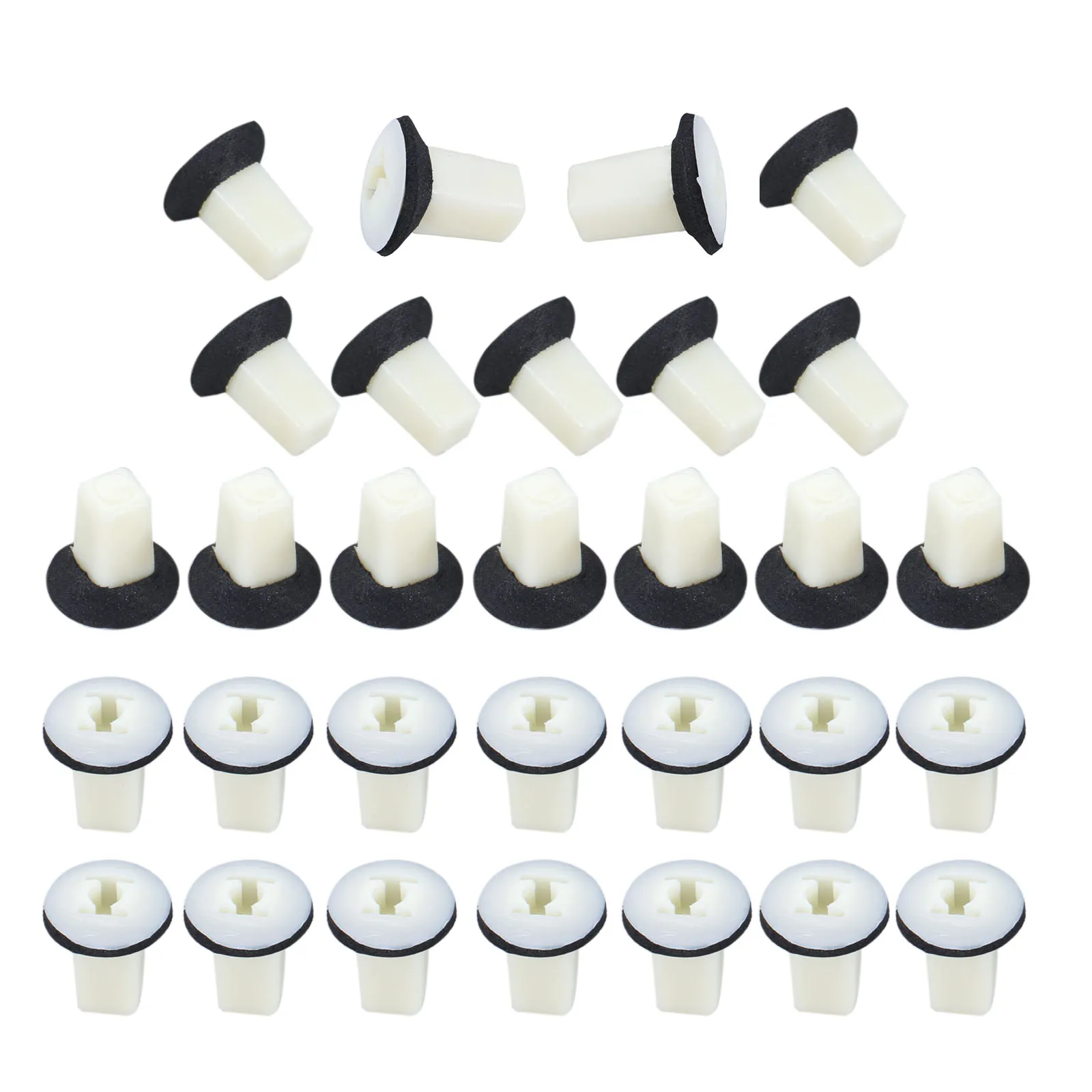 ali-3256801201797625-0-30901 30pcs car auto - 30Pcs Car Auto Fasteners Trunk Trim #8 Screw Grommet Clips