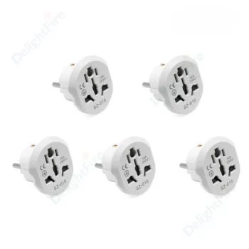 plug adapter 16a - EU Plug Adapter 16A 250V EU Travel Adapter Converter 2