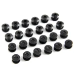 24pcs black steel - 24pcs Black Steel Short Post Chicago Screw Set Cross Head