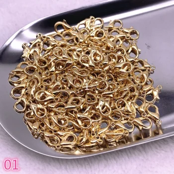 20pcs 10/12/14mm Jewelry Making Loose Lobster Clasp Claw - View 2