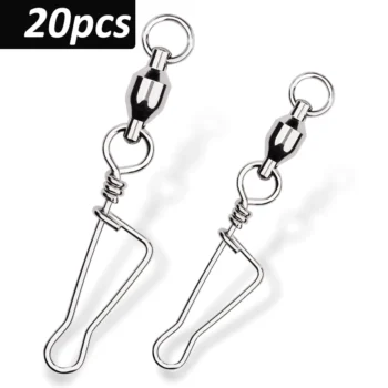 20pcs/bag rolling barrel - 20pcs/bag Rolling Barrel Fishing Swivels T Shape Nice Snap