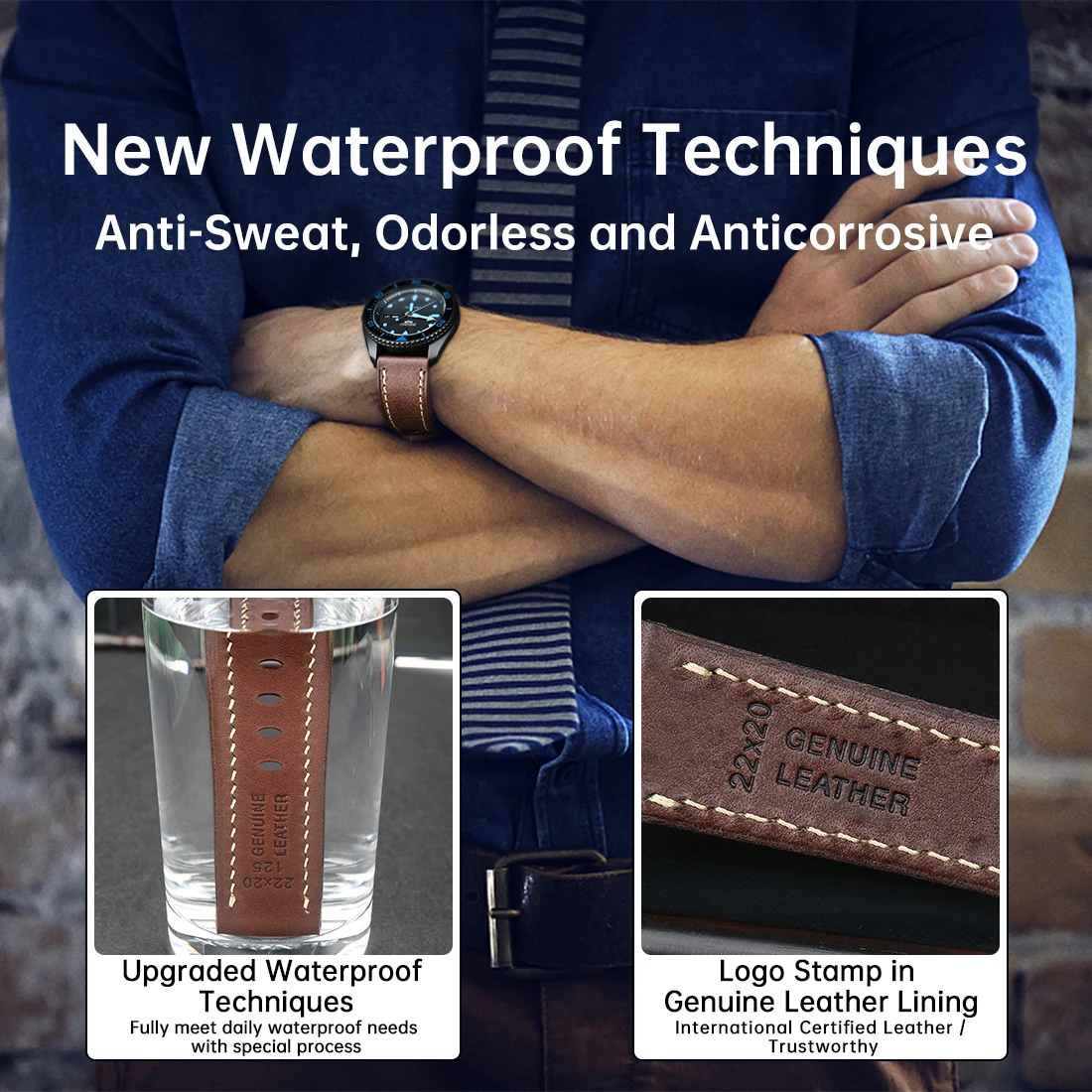 ali-3256801258734818-2-151 MAIKES Watch Strap 2020 Handmade Genuine Leather Watchbands - View 3