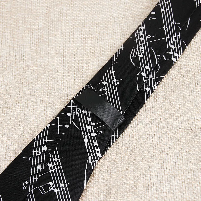 ali-3256801261589011-5-58 Classic Fashion Men's Skinny Tie Colorful Musical Notes - View 6