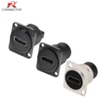 1pc type chassis - 1PC D Type Chassis Connector, D Female Socket Panel Mounted