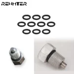 ring - Motorcycle 10PC Rubber Twin Cam Oil Drain Plug O Ring Oil