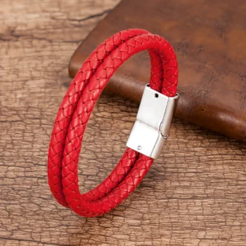 9 Style Men Bracelet Multilayer Genuine Leather Bracelets - View 2