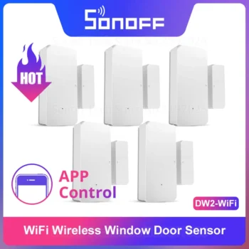 sonoff dw2 wifi - Sonoff DW2-WiFi Wireless Security Window Door Sensor Home