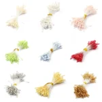 144pcs mini pearl - 144pcs Mini Pearl Flower Stamen Bud Bouquet Pistil Wedding