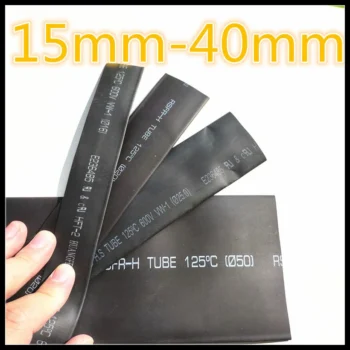 1meter 2:1 black - 1meter 2:1 Black 15mm 16mm 18mm 20mm 22mm 25mm 28mm 30mm