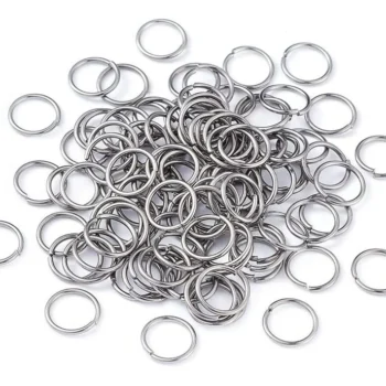 stainless steel ring - 200/50pcs 4/5/6/7/8/9/10MM Stainless Steel Jump Rings &