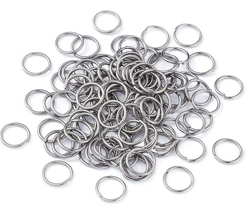 ali-3256801318262406-0-22950 stainless steel ring - 200/50pcs 4/5/6/7/8/9/10MM Stainless Steel Jump Rings &
