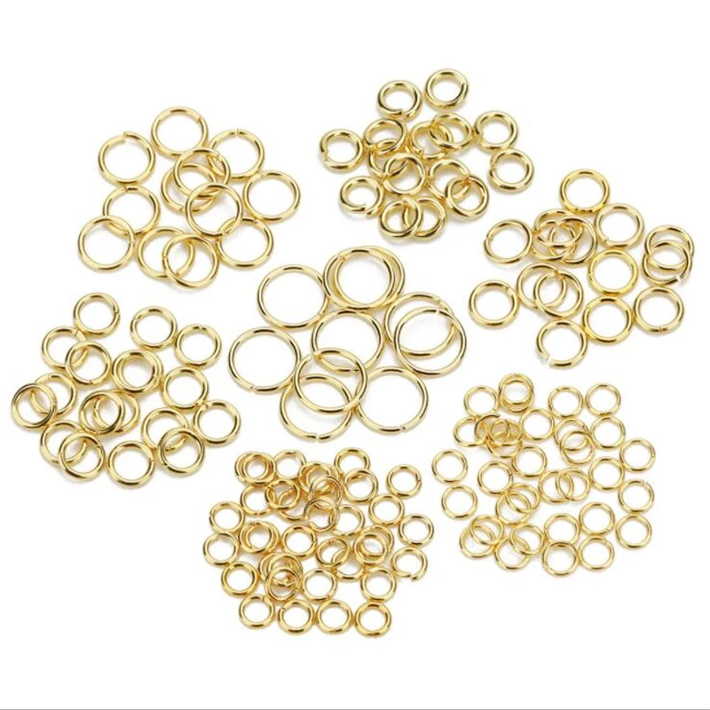 ali-3256801318262406-4-52559 200/50pcs 4/5/6/7/8/9/10MM Stainless Steel Jump Rings & - View 5