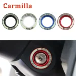 ring - Luminous Car Ignition Key Switch Ring Cover Hole Circle