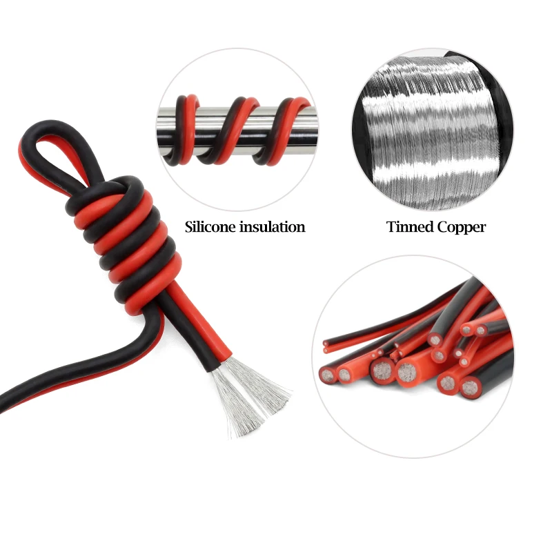 ali-3256801382476174-2-66124 1~50m Super Soft Silicone Electronic Wire Cable 30 28 26 24 - View 3