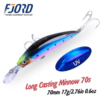 fjord 70mm 17g - FJORD 70mm 17g Heavy Sinking Minnow 11color For Choose