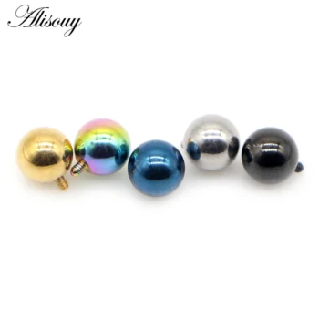 Alisouy 2PCS 3/4/5/6mm 16G Stainless Steel Ball Skin Diver - View 2
