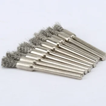 5/10pcs Pencil Brushes Stainless Steel Mounted Wire Wheel - View 2