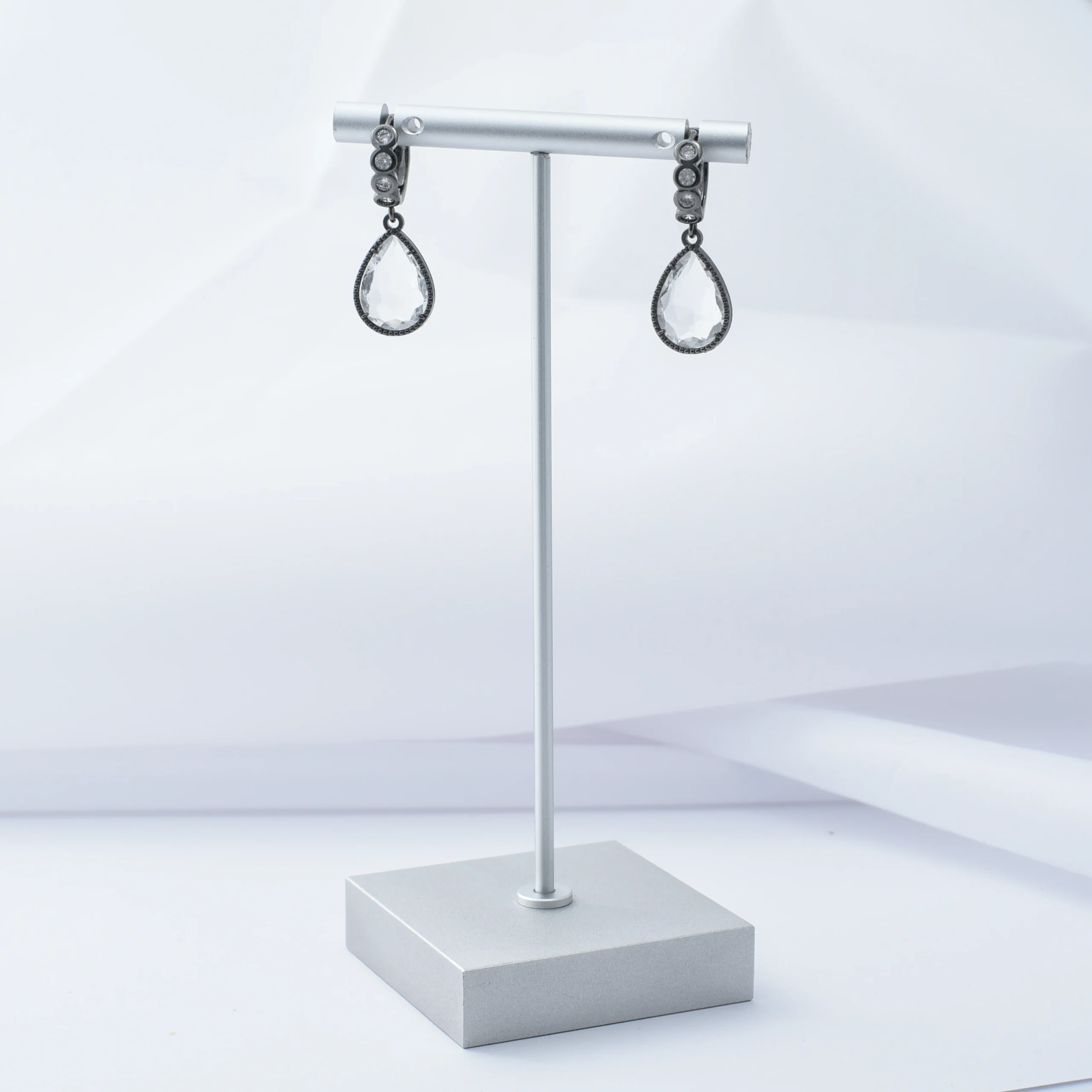 ali-3256801457747682-4-91528 Round Circle 14mm Zircon Earring Hooks Accessories for DIY - View 5