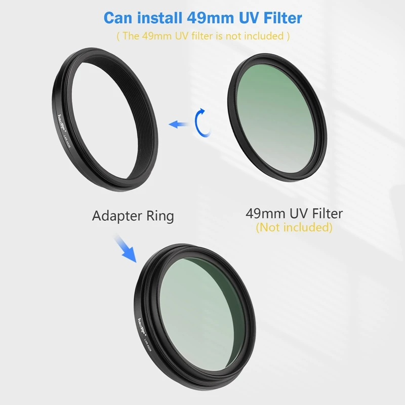 ali-3256801460336129-2-31375 Haoge Lens Filter Adapter Ring for Fujifilm Fuji X100VI - View 3