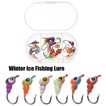 6pcs/set 0.5~1.8g winter - 6Pcs/Set 0.5~1.8g Winter Ice Fishing Lure Ants Shaped