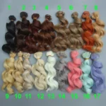 heat resistant doll - Heat resistant Doll hair tree Big Wave Handmade Cloth Doll